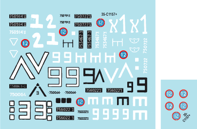 Star Decals 35-C1157 Israeli AFVs 7 1/35