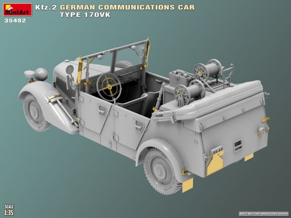 Mini Art 35492 Kfz.2 German Communications Car Type 170VK 1/35