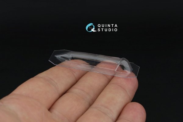 Quinta Studio QC72009 MiG-21UM vacuumed clear vacuformed canopy (for KP kit) 1/72