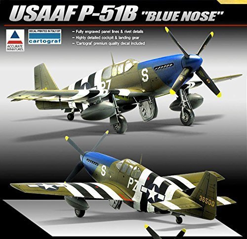 Academy 12303 USAAF P-51B &quot;BLUE NOSE&quot; 1:48