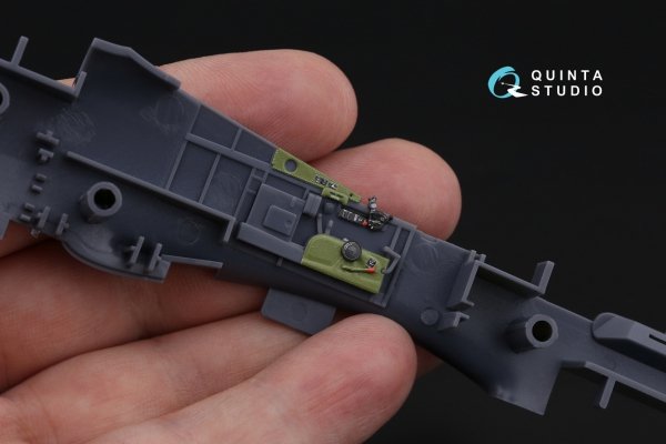 Quinta Studio QD48462 P-51D/K 3D-Printed coloured Interior on decal paper (Meng) 1/48