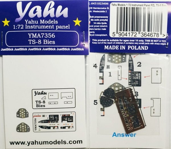 Yahu YMA7356 TS-8 Bies (For Answer) 1/72
