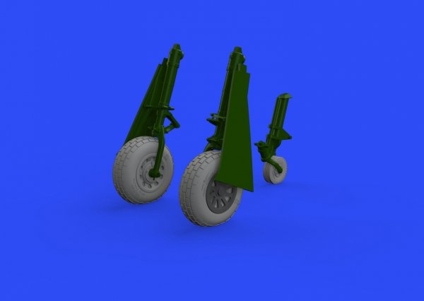Eduard 648989 P-51B/ C wheels block tread EDUARD 1/48