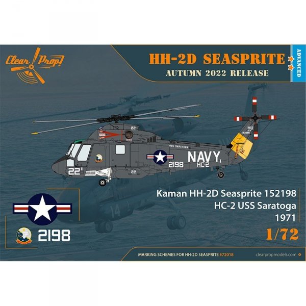 Clear Prop! CP72018 HH-2D Seasprite ADVANCED KIT 1/72