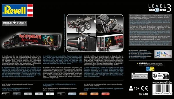 Revell 07740 Iron Maiden Tour Truck 1/32
