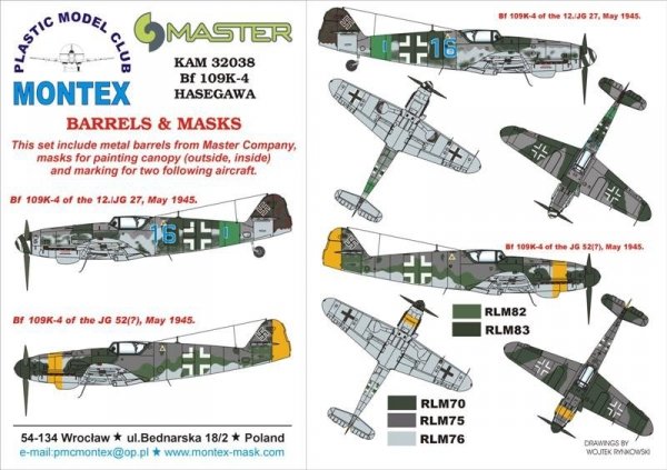 Montex KAM32038 Me-109 K-4 1/32