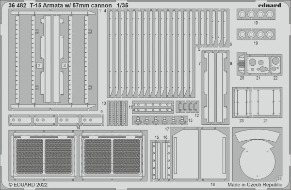 Eduard 36482 T-15 Armata w/ 57mm cannon ZVEZDA 1/35