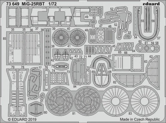 Eduard 73649 MiG-25RBT 1/72 ICM