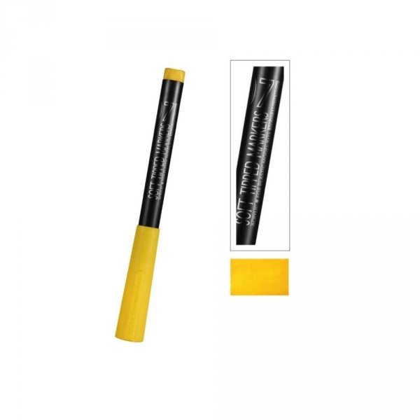 DSPIAE MK-07 Mecha Yellow Soft Tipped Marker Pen