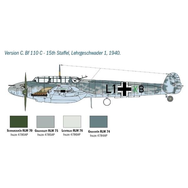 Italeri 2794 MESSERSCHMITT BF-110 C/D 1/48