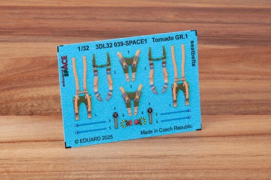 Eduard 3DL32039 Tornado GR.1 seatbelts SPACE for ITALERI (3D Decals) 1/32