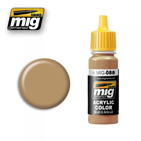 AMMO of Mig Jimenez 0088 KHAKI BROWN 17ml