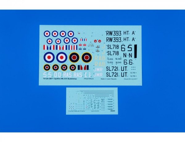 Eduard 70126 Spitfire Mk. XVI Bubbletop 1/72