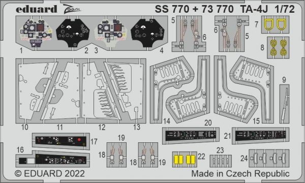 Eduard SS770 TA-4J 1/72 FUJIMI / HOBBY 2000 1/72