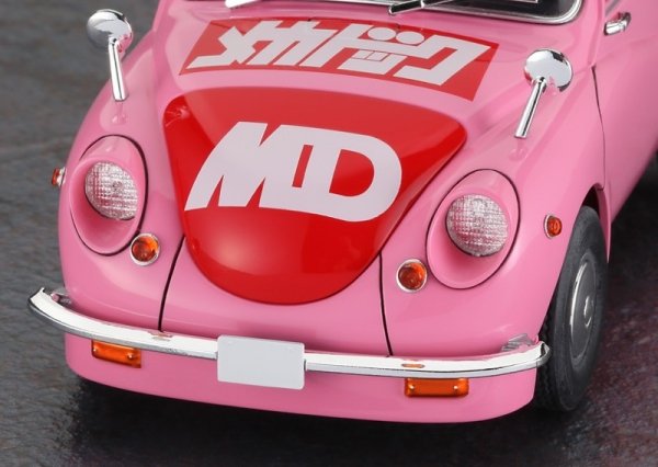 Hasegawa SP654-52454 Subaru 360 w/ Jun Kazami Figure (Special Ver.) Mecha-Doc (decals) (3d-printed lamps and front spoiler) 1/24