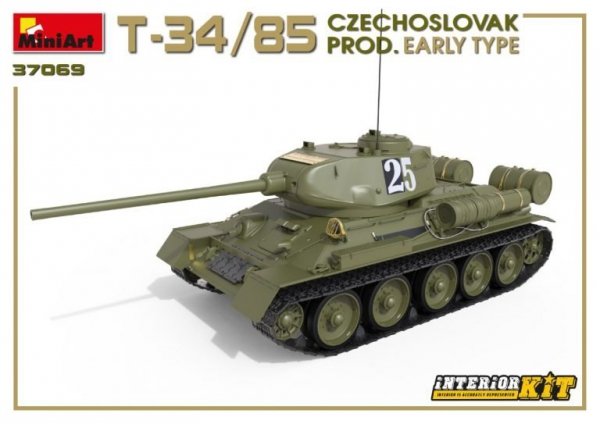 Miniart 37069 T-34/85 Czechoslovak Prod. Early Type 1/35