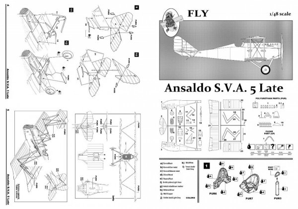 Fly 48007 ANSALDO S.V.A.5 LATE 1:48