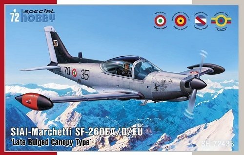 Special Hobby 72433 SIAI-Marchetti SF-260 EA/D/EU 'Late Bulged Canopy Type' 1/72