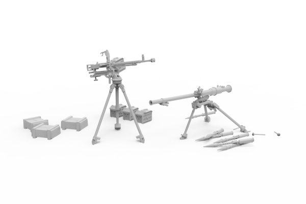 AK Interactive AK35005 INFANTRY SUPPORT WEAPONS DSHKM &amp; SPG-9 1/35