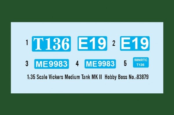 Hobby Boss 83879 Vickers Medium Tank MK II 1/35