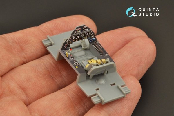 Quinta Studio QD48268 Ta 152C 3D-Printed &amp; coloured Interior on decal paper (Hobby Boss) 1/48