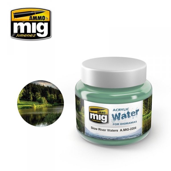 AMMO Mig 2204 SLOW RIVER WATER 250ml