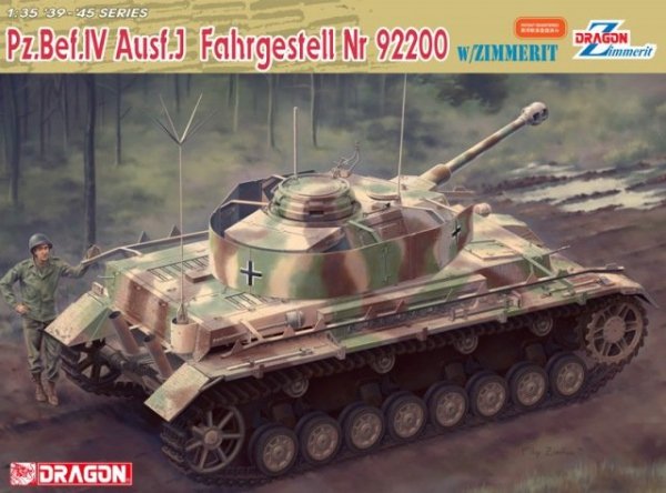 Dragon 6823 Pz.Bef.Wg.IV Ausf.J Fahrgestell Nr 92200 w/Zimmerit