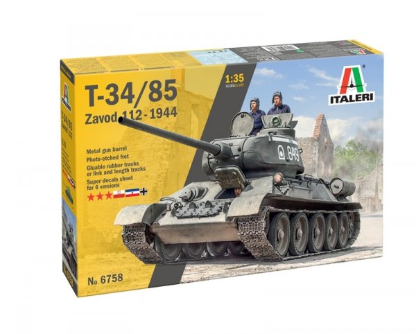 Italeri 6758 T34/85 Zavod 112 -1944 1/35