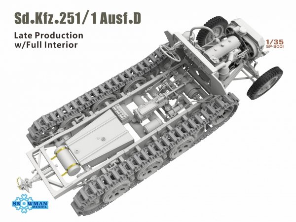 Snowman Model SP-8001 Sd.kfz.251/1 Ausf.D 1/35