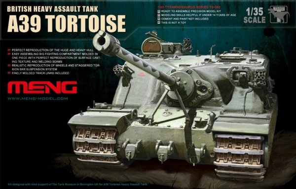 Meng Model TS-002 British A39 Tortoise Heavy Assault Tank (1:35)