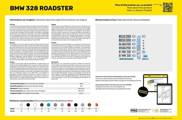 Heller 80701 BMW 328 Roadster 1/24