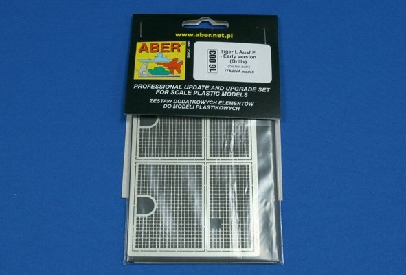 Aber 16003 Tiger I, Ausf.E - Early version - Grilles (1:16)