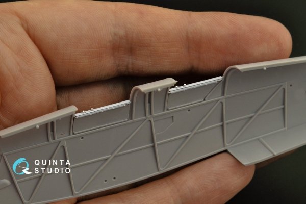 Quinta Studio QD32124 DH 82A Tiger Moth 3D-Printed &amp; coloured Interior on decal paper (ICM) 1/32