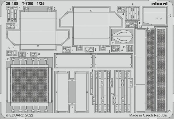 Eduard 36488 T-70B ZVEZDA 1/35