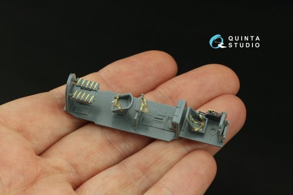 Quinta Studio QD72179 Bf 110C/D/E 3D-Printed &amp; coloured Interior on decal paper (Eduard) 1/72