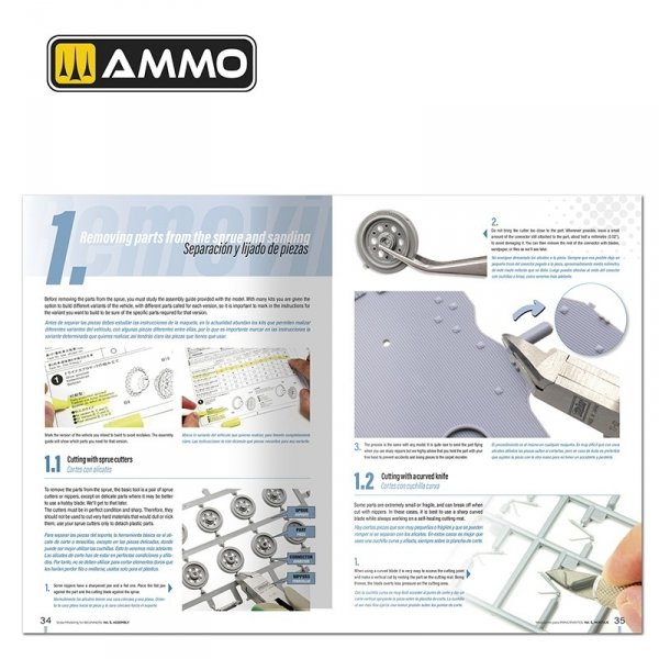 Ammo by Mig 6300 Scale Modeling for Beginners Vol. 1: Assembly (Bilingual English &amp; Spanish)