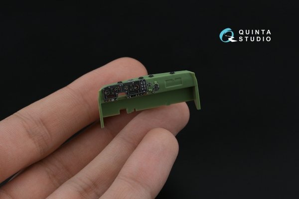Quinta Studio QD+48568 URAL 4320 3D-Printed &amp; coloured Interior on decal paper (KittyHawk/Zimi model) (with 3D-printed resin parts) 1/48