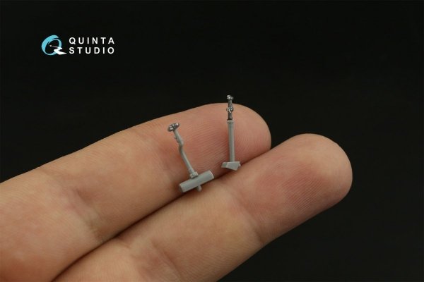 Quinta Studio QDS-48375 AH-64E 3D-Printed &amp; coloured Interior on decal paper (Hasegawa) (Small version) 1/48