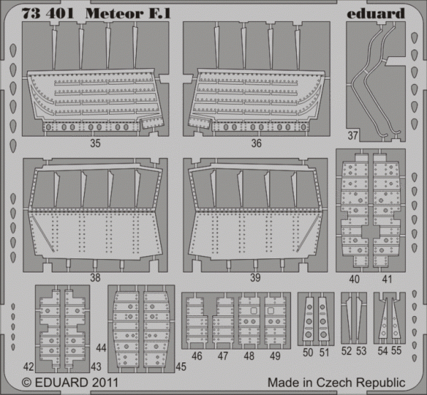 Eduard 73401 Meteor F.1 S. A. 1/72 CYBER HOBBY, DRAGON
