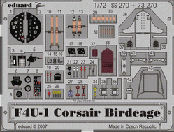 Eduard SS270 F4U-1 Birdcage 1/72 TAMIYA