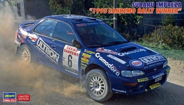 Hasegawa 20574 Subaru Impreza &quot;1995 Sanremo Rally Winner&quot; 1/24