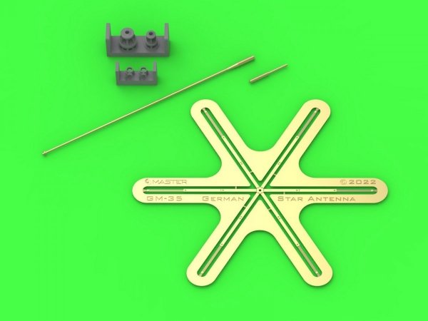 Master GM-35-045 German WWII 1,8m star antenna (for command tanks) (1pc) 1/35