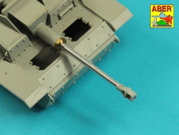 Aber 35l-336 Muzzle brake base barrel for German / lufa bez hamulca do StuG.III, Ausf.G &amp; SyuG.IV tank guns 1/35