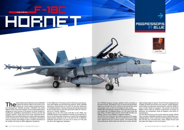 AK-Interactive AK2941 ACES HIGH 19: AGGRESSORS IN BLUE (English / Spanish)