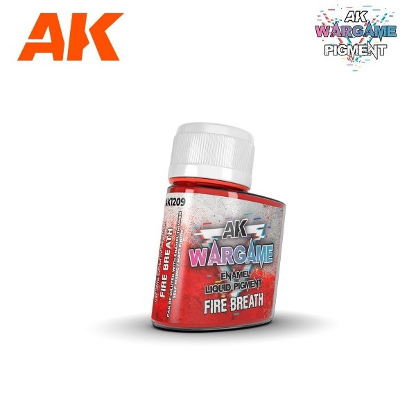 AK Interactive AK1209 FIRE BREATH – ENAMEL LIQUID PIGMENT 35ml