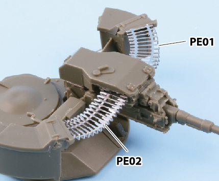 AFV Club AG35059 Ammo Feed Chute PE For Wiesel 1A1/A3 Mk20 1/35