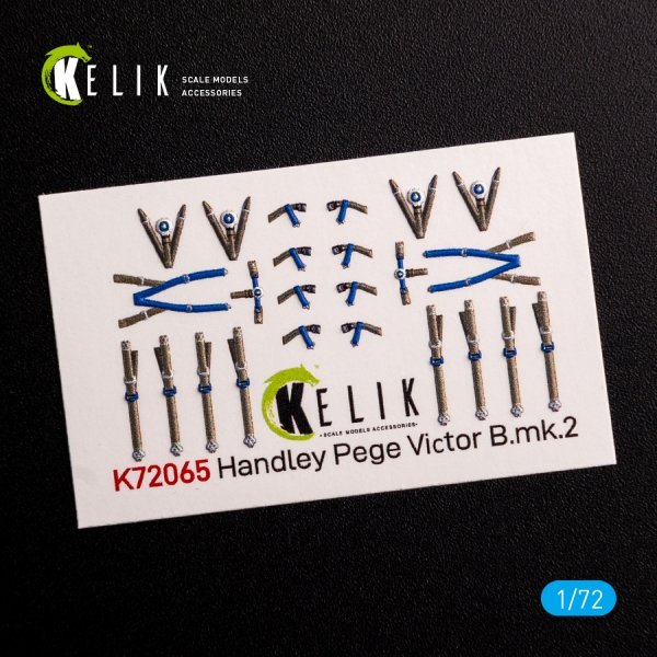 KELIK K72065 Handley Page Victor B Mk2 interior 3D decals for Airfix kit 1/72