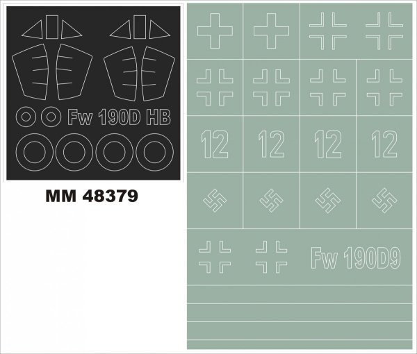 Montex MM48379 FW 190D-9 HOBBY BOSS 81716 1/48