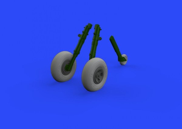 Eduard 632129 Spitfire Mk. IX wheels 4 spoke w/ smooth tire TAMIYA 1/32