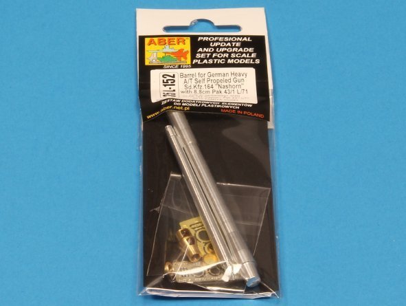 Aber 35L-152 Barrel for German A/T Self Propeled Gun Nashorn with 8,8cm Pak 43/1 L/71 (1:35)	